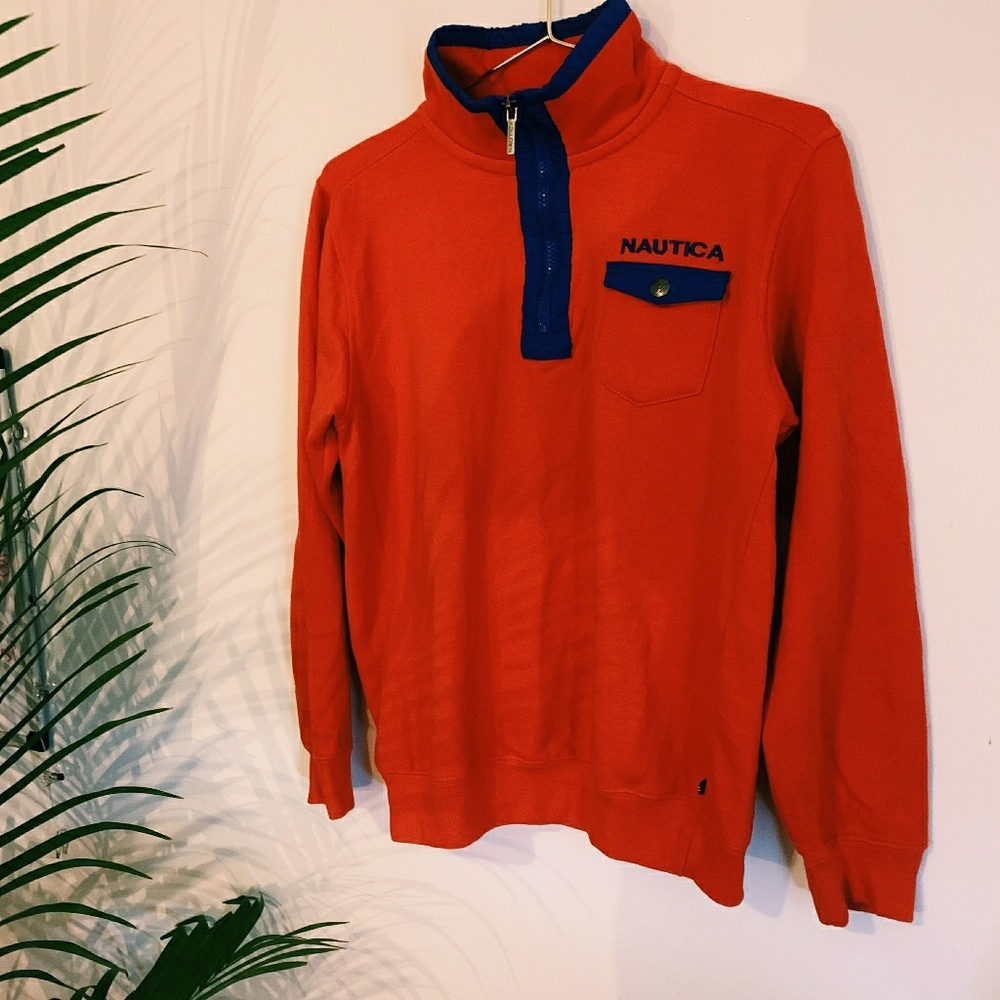 Vintage Nautica  half zip